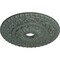 Ekena Millwork Vaduz Ceiling Medallion (Canopies up to 3 1/2"), 23 1/2"OD x 3 1/2"ID x 2 1/8"P, Cloud Burst Crackle CM23VACBC - alternate 2